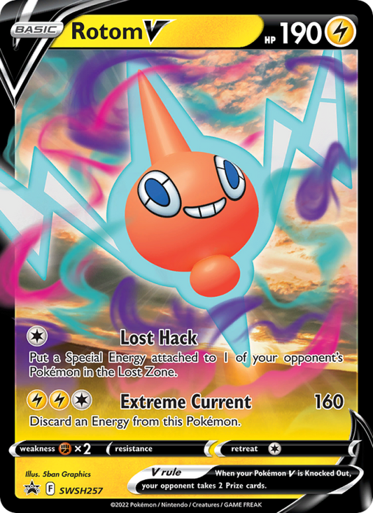 Rotom V SWSH257 - Sword & Shield Promo - Single Cards | RareTCG