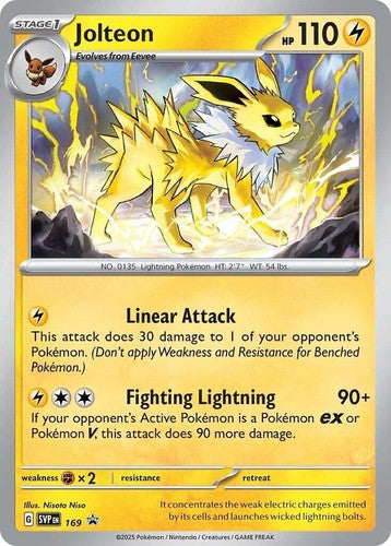 Jolteon - 169 (Cosmos Holo) #169 - Scarlet & Violet Promo