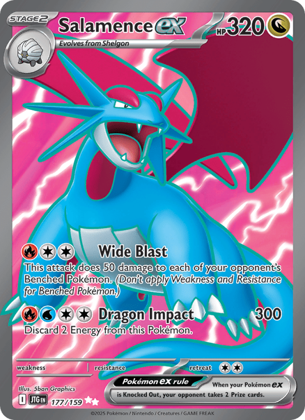Salamence ex 177/159 - Journey Together - Single Cards | RareTCG