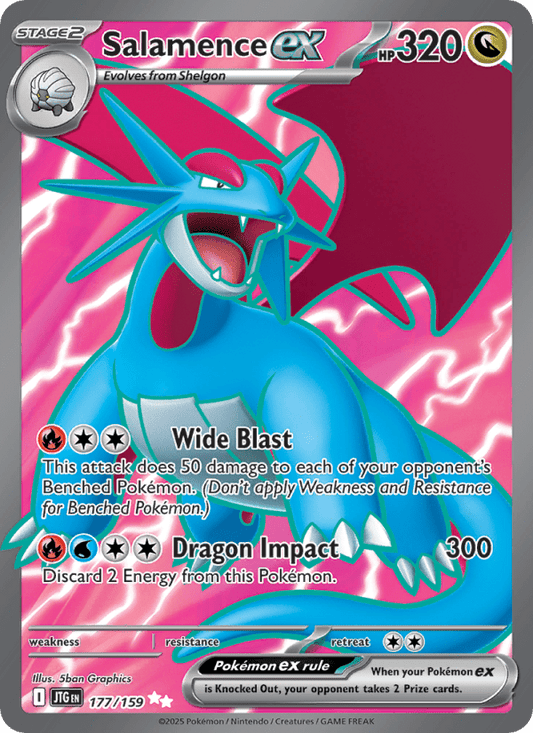 Salamence ex 177/159 - Journey Together - Single Cards | RareTCG