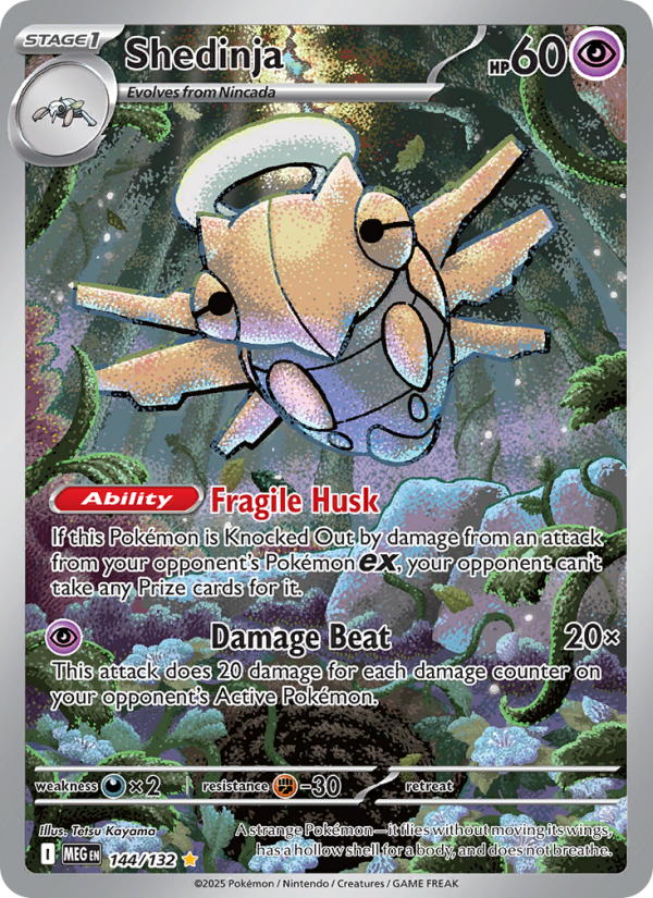 Shedinja #144/132 - Mega Evolution Pokémon TCG single card
