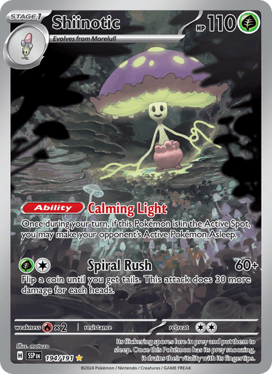 Shiinotic #194/191 - Surging Sparks Pokémon TCG single card