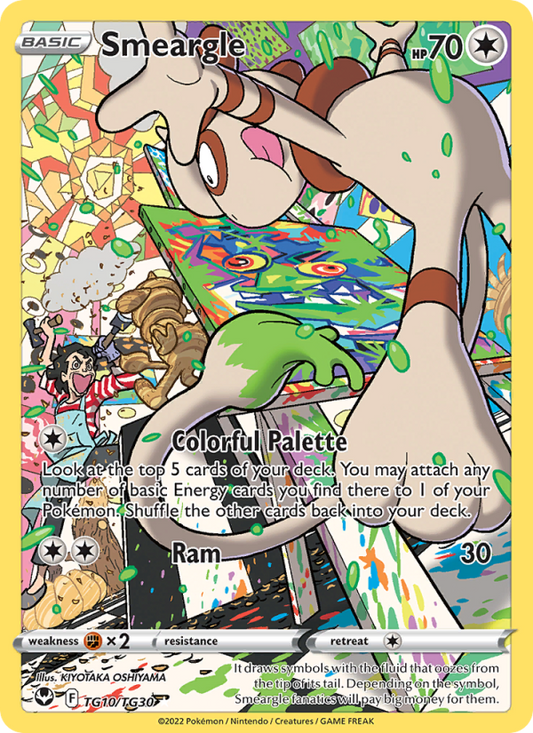 Smeargle TG10/TG30 - Silver Tempest Trainer Gallery - Single Cards | RareTCG
