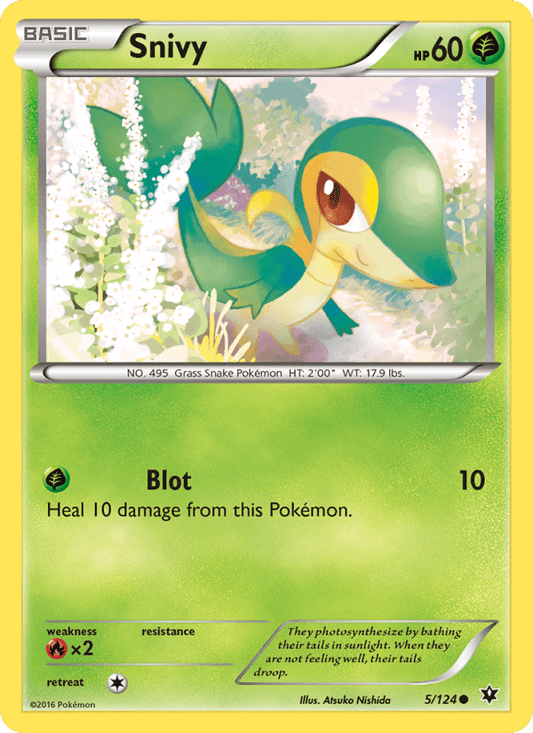 Snivy 5/25 - McDonald's 25th Anniversary Promos - Single Cards | RareTCG