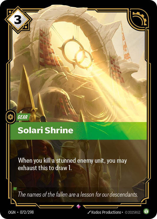 Solari Shrine #072/298 - Origins