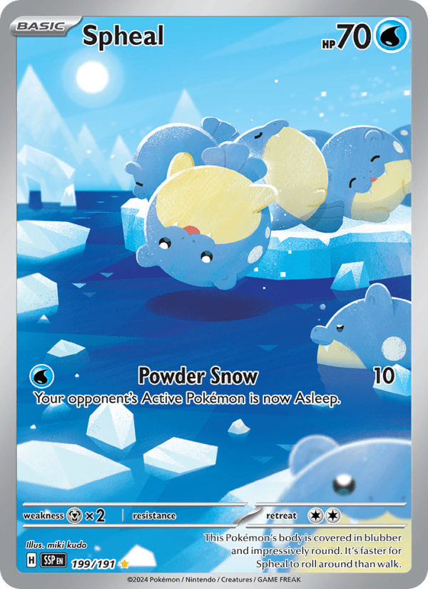 Spheal 199/191 - Surging Sparks - Single Cards | RareTCG