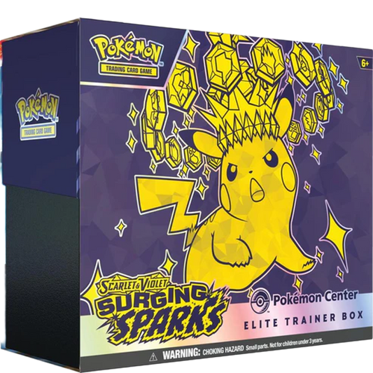 Surging Sparks Pokémon Center Elite Trainer Box - Pokémon Center Elite Trainer Box | RareTCG