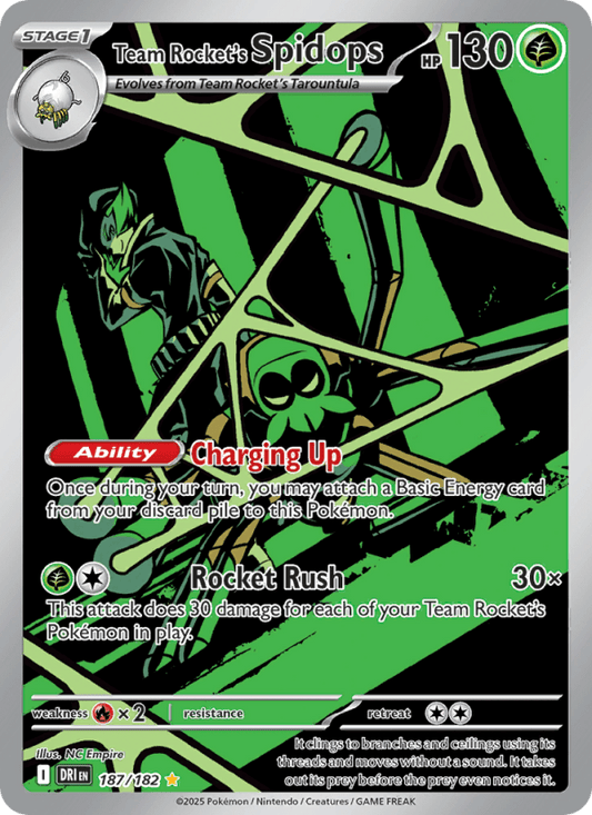 Team Rocket's Spidops 187/182 - Destined Rivals - Single Cards | RareTCG