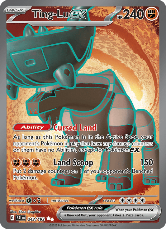 Ting-Lu ex 243/193 - Paldea Evolved - Single Cards | RareTCG