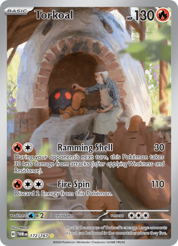 Torkoal 172/167 - Twilight Masquerade - Single Cards | RareTCG