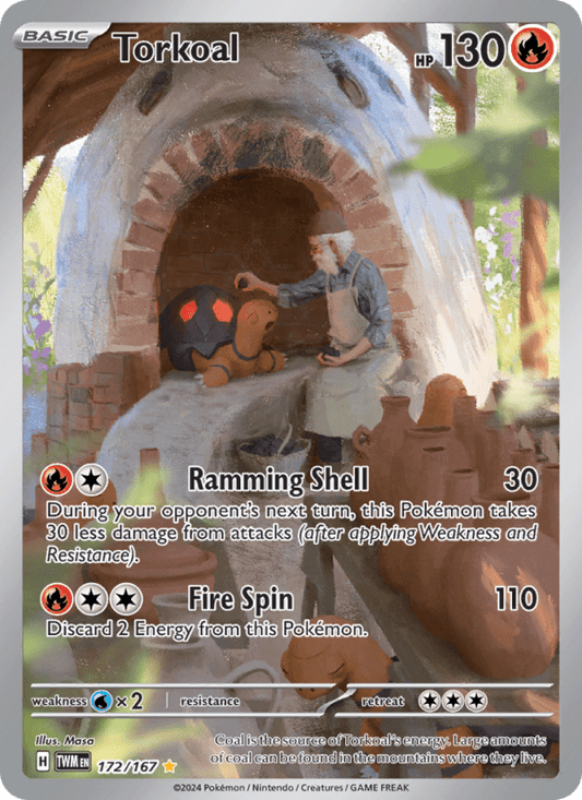 Torkoal 172/167 - Twilight Masquerade - Single Cards | RareTCG