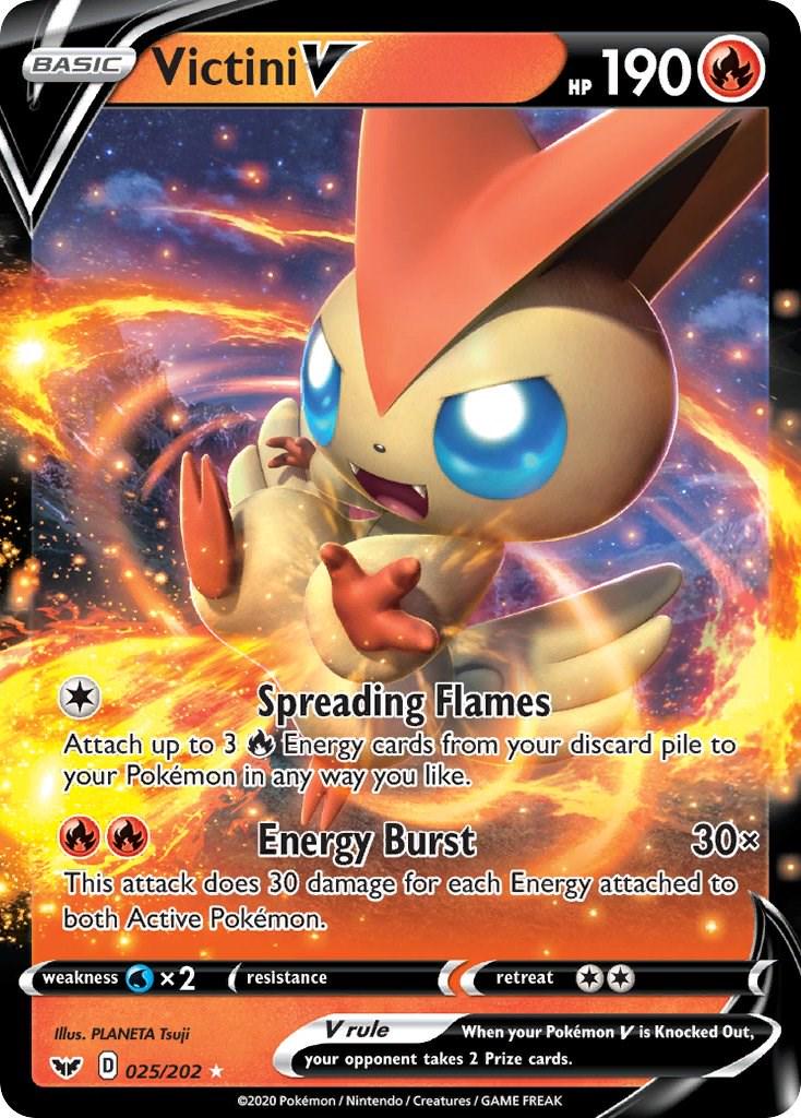 Victini V #025/202 - Sword & Shield Base Set