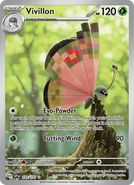 Vivillon 193/191 - Surging Sparks - Single Cards | RareTCG