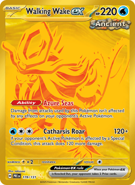 Walking Wake ex 178/131 - Prismatic Evolutions - Single Cards | RareTCG