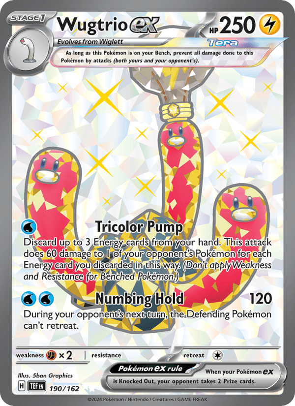 Wugtrio ex 190/162 - Temporal Forces - Single Cards | RareTCG