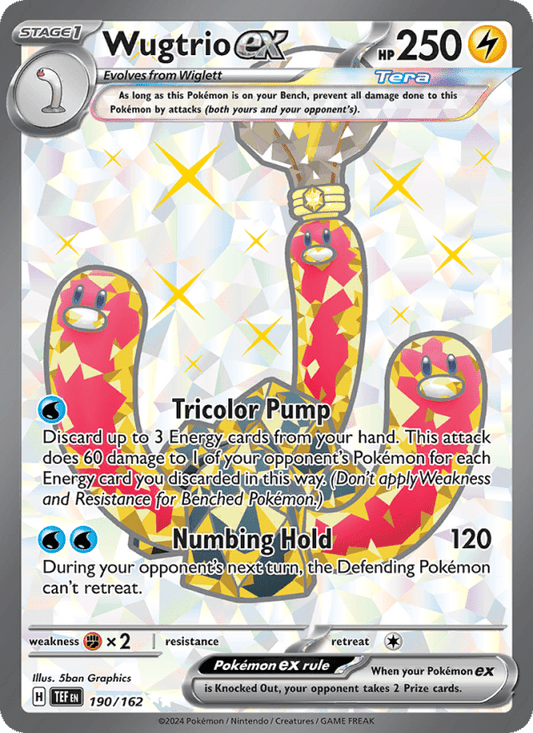 Wugtrio ex 190/162 - Temporal Forces - Single Cards | RareTCG