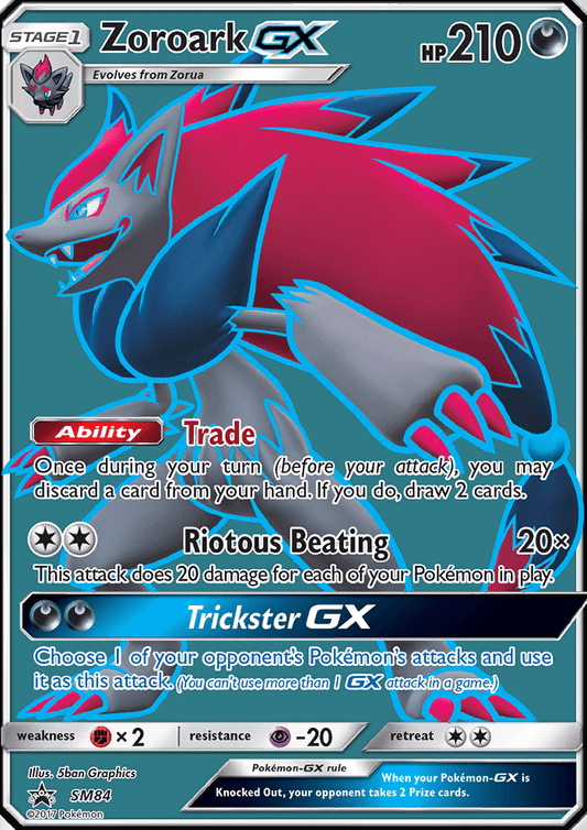 Zoroark GX SM84 - Sun & Moon Promo - Single Cards | RareTCG